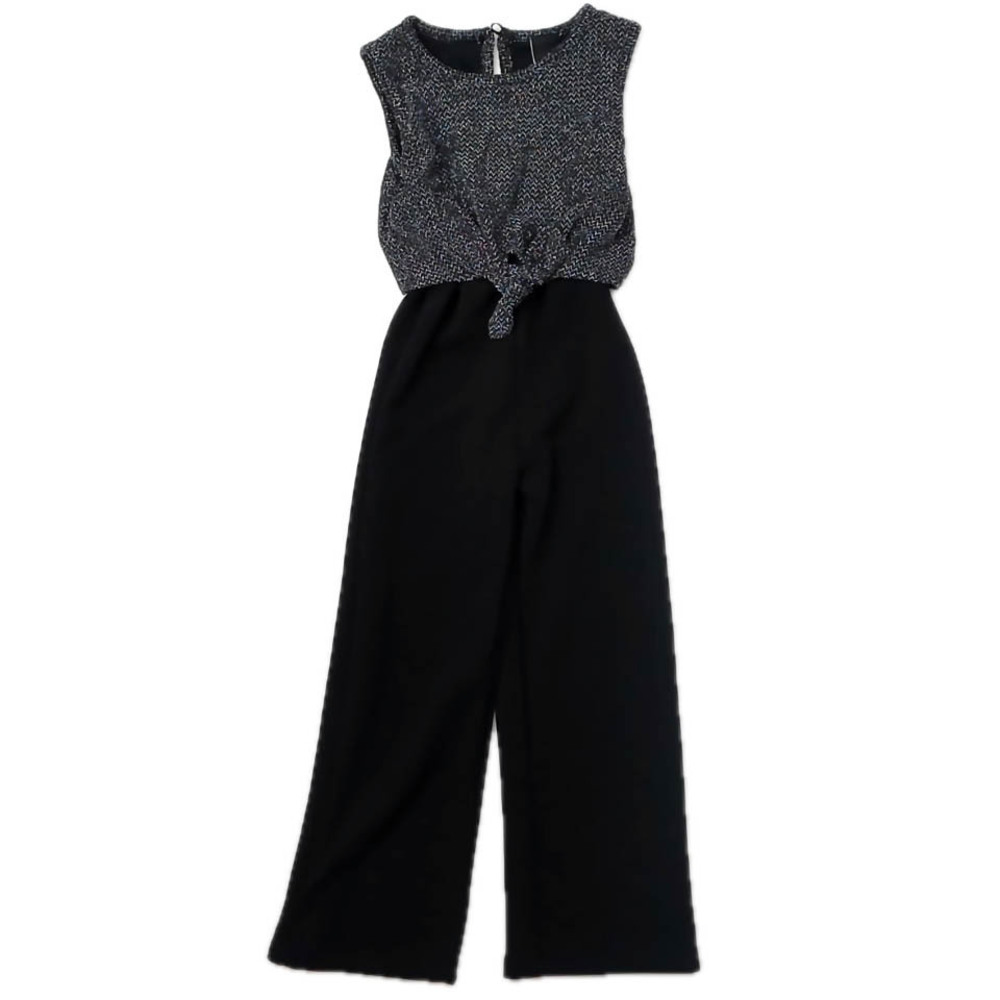Pinc Girls Black Sparkle Romper size: 5-6 Years